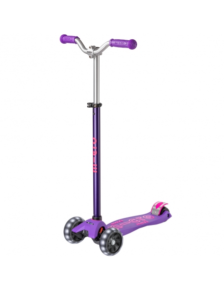 Hulajnoga Maxi Micro Deluxe PRO LED Purple (świecące koła)