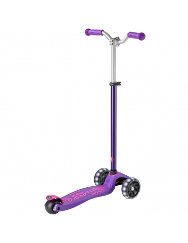 Hulajnoga Maxi Micro Deluxe PRO LED Purple (świecące koła)