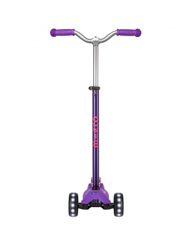 Hulajnoga Maxi Micro Deluxe PRO LED Purple (świecące koła)