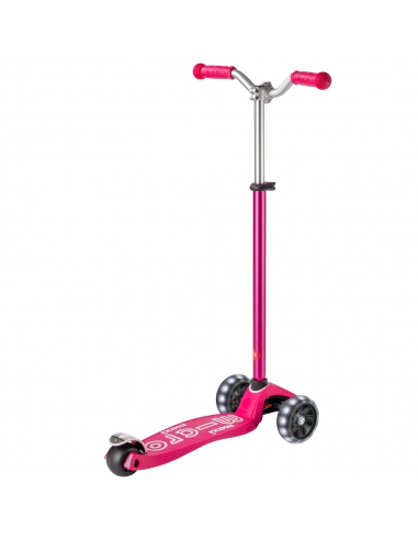 Hulajnoga Maxi Micro Deluxe PRO LED Pink (świecące koła)