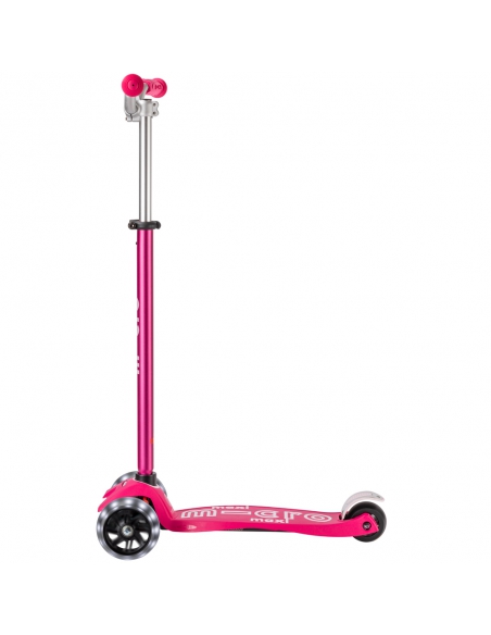 Hulajnoga Maxi Micro Deluxe PRO LED Pink (świecące koła)