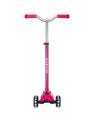 Hulajnoga Maxi Micro Deluxe PRO LED Pink (świecące koła)