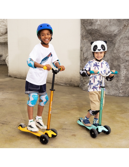 Hulajnoga Maxi Micro Deluxe PRO LED Sunburst Yellow (świecące koła)