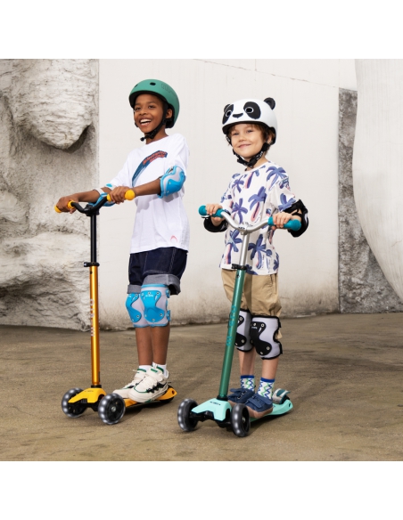 Hulajnoga Maxi Micro Deluxe PRO LED Vibrant Blue (świecące koła)