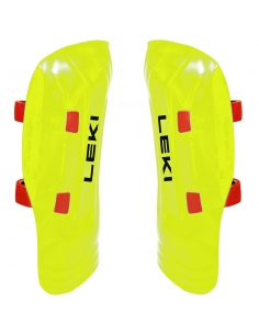 Ochraniacze narciarskie na golenie Leki WorldCup Pro Shin Guard Neon Yellow
