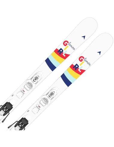 Narty dziecięce Dynastar LEMON GIRL + wiązania Look KID-X 4 GW