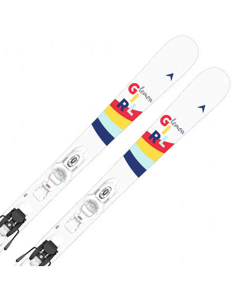 Narty dziecięce Dynastar LEMON GIRL + wiązania Look KID-X 4 GW