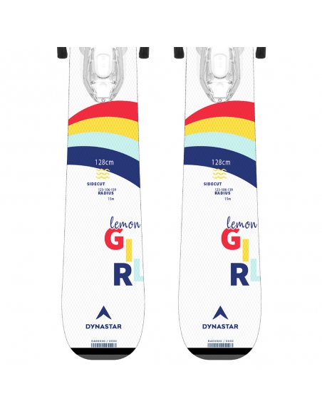 Narty dziecięce Dynastar LEMON GIRL + wiązania Look XPRESS JR 7 GW