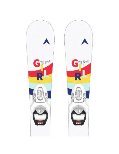 Narty dziecięce Dynastar MY FIRST GIRL + wiązania Look Team 4 GW