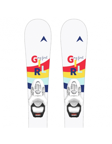 Narty dziecięce Dynastar MY FIRST GIRL + wiązania Look Team 4 GW