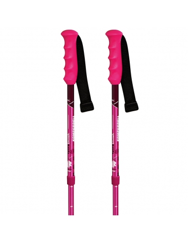 Kije narciarskie Komperdell (regulowane 80-105 cm) Junior Smash Pink