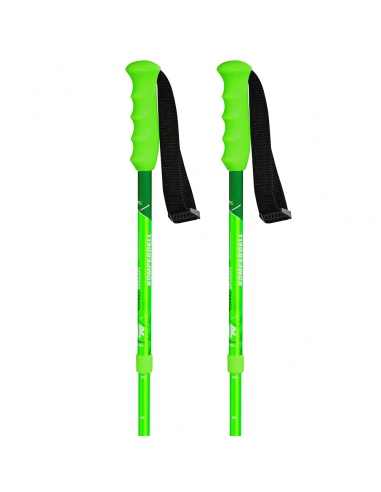 Kije narciarskie Komperdell (regulowane 80-105 cm) Junior Smash Green