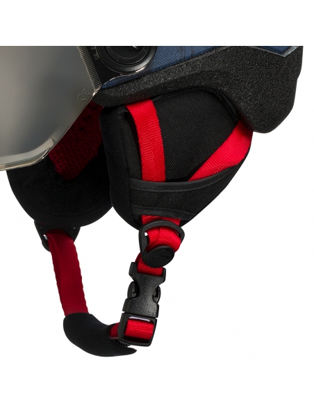 Kask narciarski z szybą Rossignol WHOOPEE VISOR IMPACTS Dark Blue