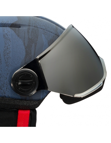 Kask narciarski z szybą Rossignol WHOOPEE VISOR IMPACTS Dark Blue
