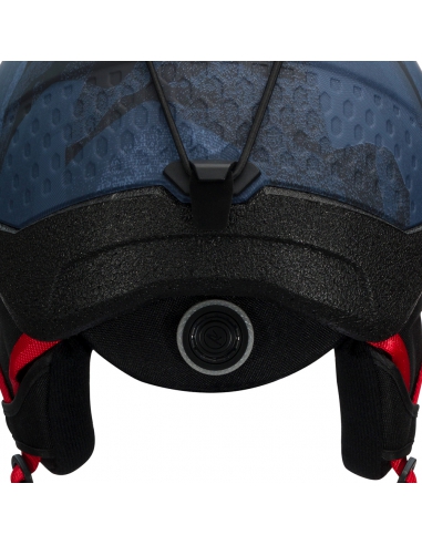Kask narciarski z szybą Rossignol WHOOPEE VISOR IMPACTS Dark Blue