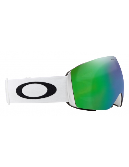 Gogle narciarskie Oakley Flight Deck L Matte White/Prizm Jade Iridium