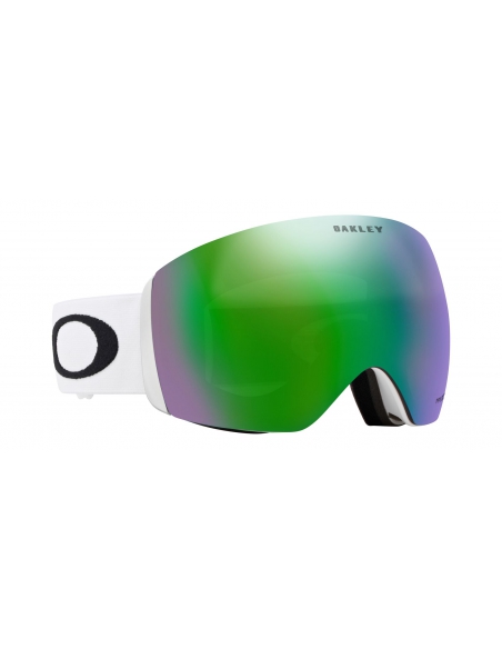 Gogle narciarskie Oakley Flight Deck L Matte White/Prizm Jade Iridium