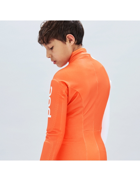Guma narciarska kombinezon POC Skin GS JR Zink Orange/Hydrogen White