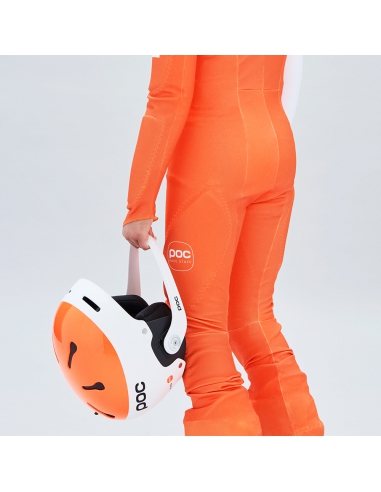 Guma narciarska kombinezon POC Skin GS JR Zink Orange/Hydrogen White