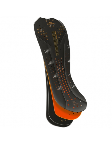 Kamizelka ochraniacz narciarski pleców i tułowia "żółw" Komperdell Ballistic Vest Junior Black/Orange