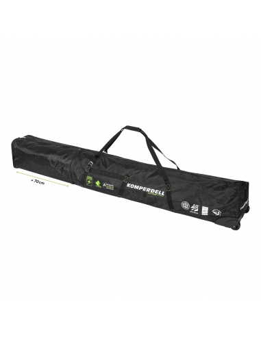 Pokrowiec na narty (4 pary) Komperdell NATIONALTEAM EXPANDABLE POLE & SKI BAG WITH WHEELS (na kółkach) 3/4P 220cm