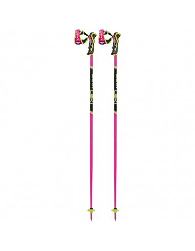Kije narciarskie slalomowe Leki WCR TBS SL 3D Pink (Trigger 3D)