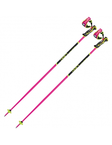 Kije narciarskie slalomowe Leki WCR TBS SL 3D Pink (Trigger 3D)