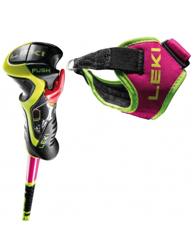 Kije narciarskie slalomowe Leki WCR TBS SL 3D Pink (Trigger 3D)