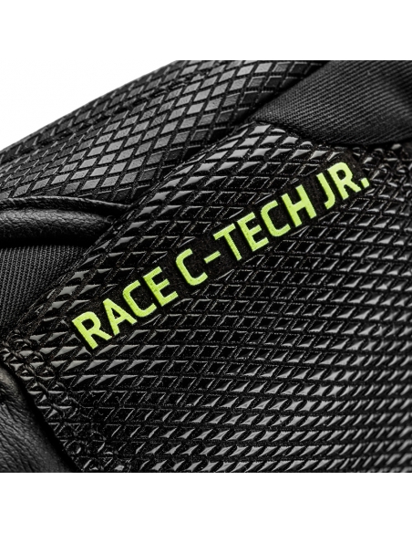 Rękawice narciarskie Leki WCR C-Tech 3D Junior Mitten (jednopalczaste) Black/Ice-Lemon