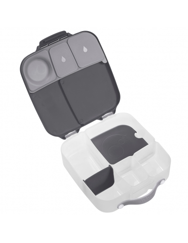 Duży lunchbox śniadaniówka z wkładem chłodzącym b.box Graphite