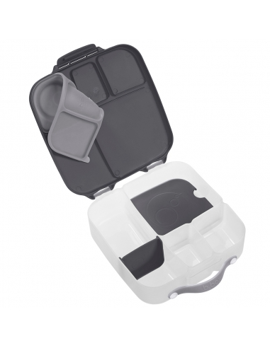 Duży lunchbox śniadaniówka z wkładem chłodzącym b.box Graphite