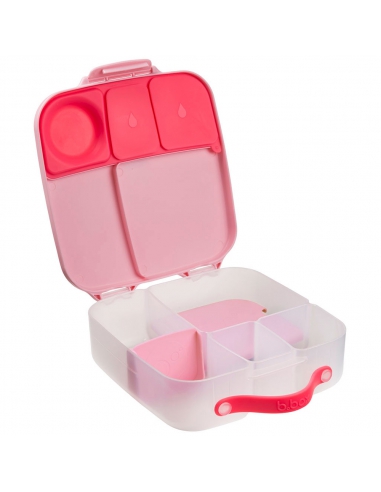 Duży lunchbox śniadaniówka z wkładem chłodzącym b.box Flamingo Fizz