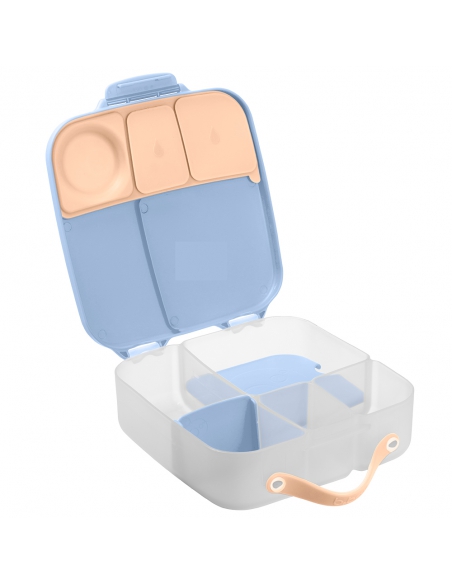 Duży lunchbox śniadaniówka z wkładem chłodzącym b.box Feeling Peachy