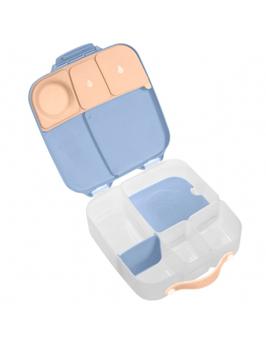 Duży lunchbox śniadaniówka z wkładem chłodzącym b.box Feeling Peachy