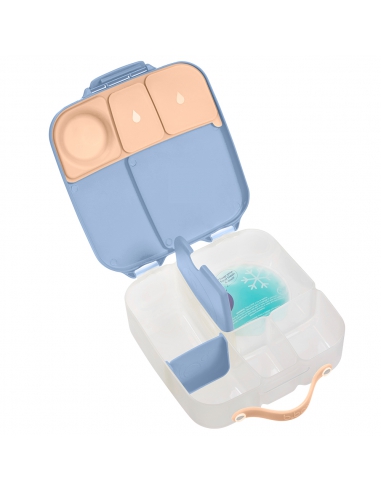 Duży lunchbox śniadaniówka z wkładem chłodzącym b.box Feeling Peachy