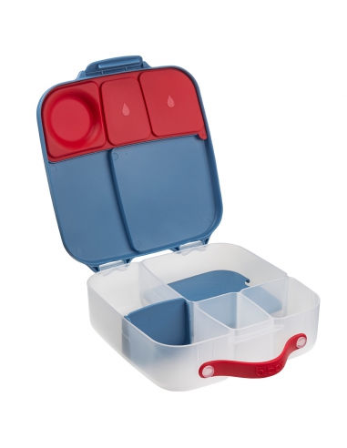 Duży lunchbox śniadaniówka z wkładem chłodzącym b.box Blue Blaze