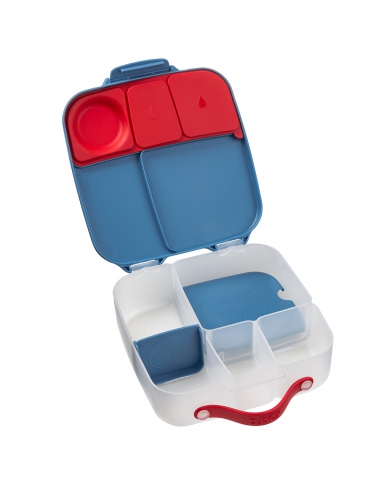 Duży lunchbox śniadaniówka z wkładem chłodzącym b.box Blue Blaze