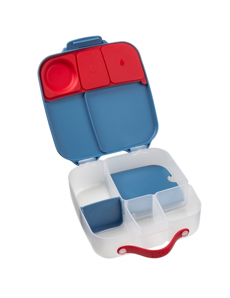 Duży lunchbox śniadaniówka z wkładem chłodzącym b.box Blue Blaze