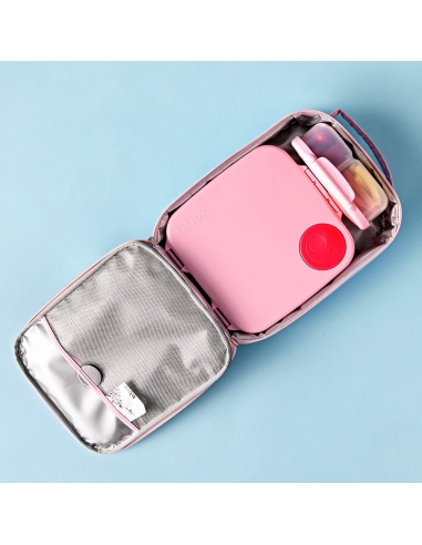 Duży lunchbox śniadaniówka z wkładem chłodzącym b.box Flamingo Fizz