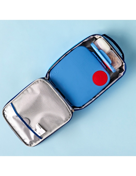 Duży lunchbox śniadaniówka z wkładem chłodzącym b.box Blue Blaze