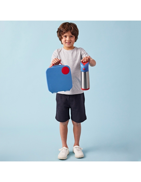 Duży lunchbox śniadaniówka z wkładem chłodzącym b.box Blue Blaze