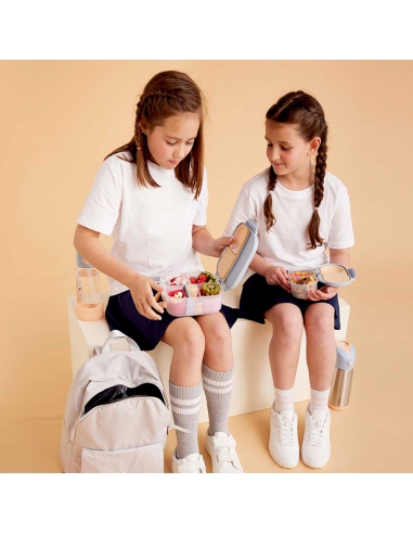 Duży lunchbox śniadaniówka z wkładem chłodzącym...