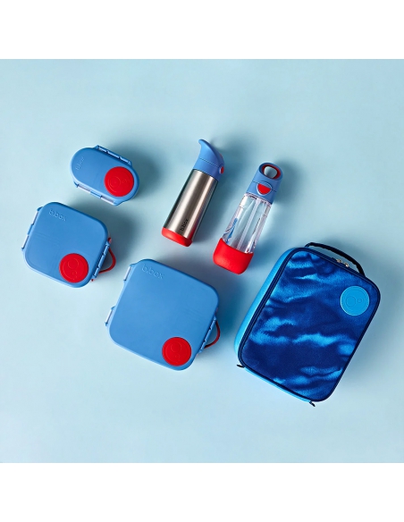 Duży lunchbox śniadaniówka z wkładem chłodzącym b.box Blue Blaze