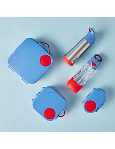 Duży lunchbox śniadaniówka z wkładem chłodzącym b.box Blue Blaze