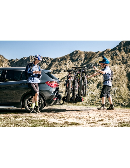 Bagażnik rowerowy na hak platforma Thule VeloSpace XT (na 3-4 rowery) Aluminum/Black