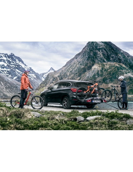 Bagażnik rowerowy na hak platforma Thule VeloSpace XT (na 3-4 rowery) Aluminum/Black