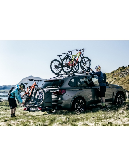 Bagażnik rowerowy na hak platforma Thule VeloSpace XT (na 3-4 rowery) Aluminum/Black