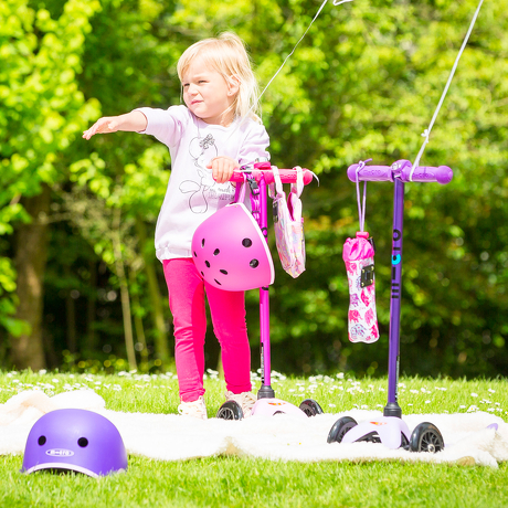 Torebka Micro na hulajnogę ptasi wzorek