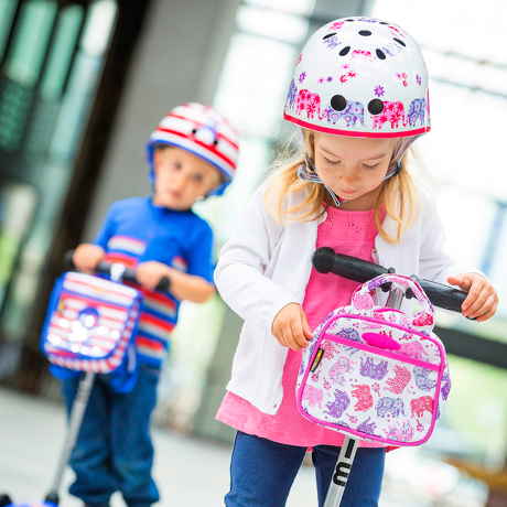 Torebka Micro na hulajnogę różowe słonie elephant