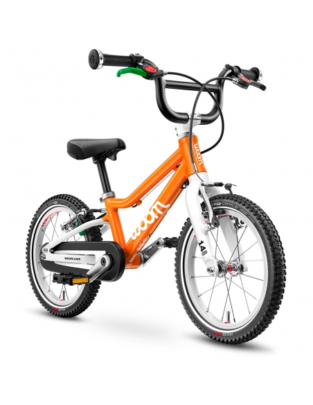 Rower dziecięcy Woom 2 Flame Orange (14") pomarańczowy Rower dziecięcy Woom 2 Flame Orange (14") pomarańczowy